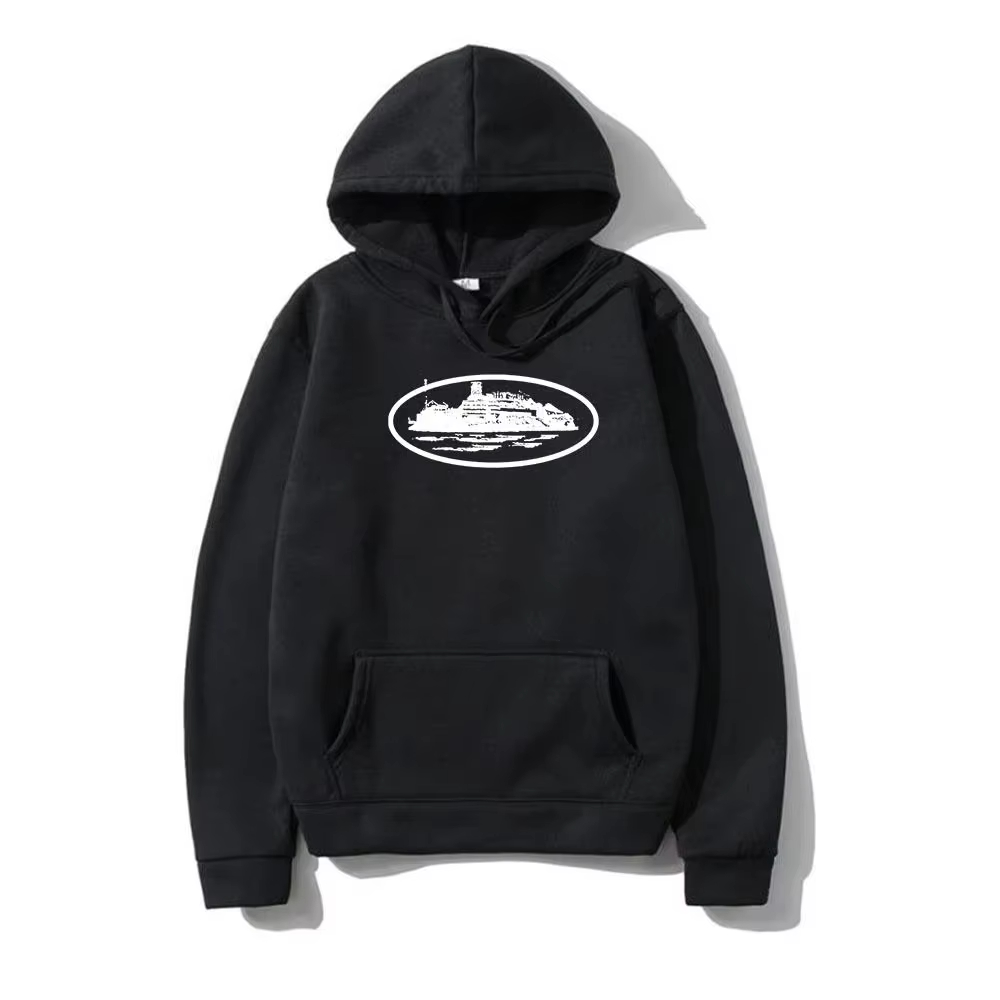 Streetwear Brand Hoodies - Moletom Oversize Gráfico de Marca de