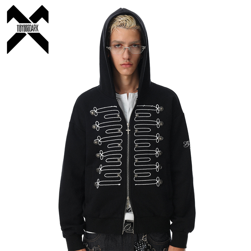 Streetwear Brand Hoodies - Hoodie com Zíper para Homens e