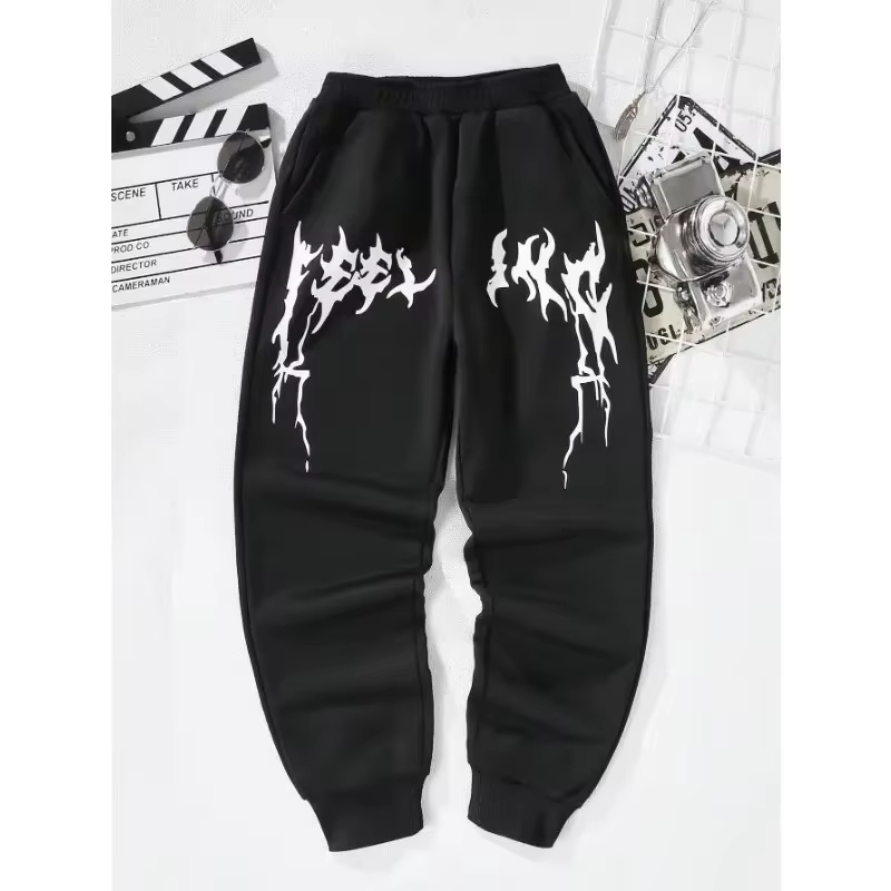 Streetwear Brand Joggers - 2025 tendência feminina sweatpants oversized joggers