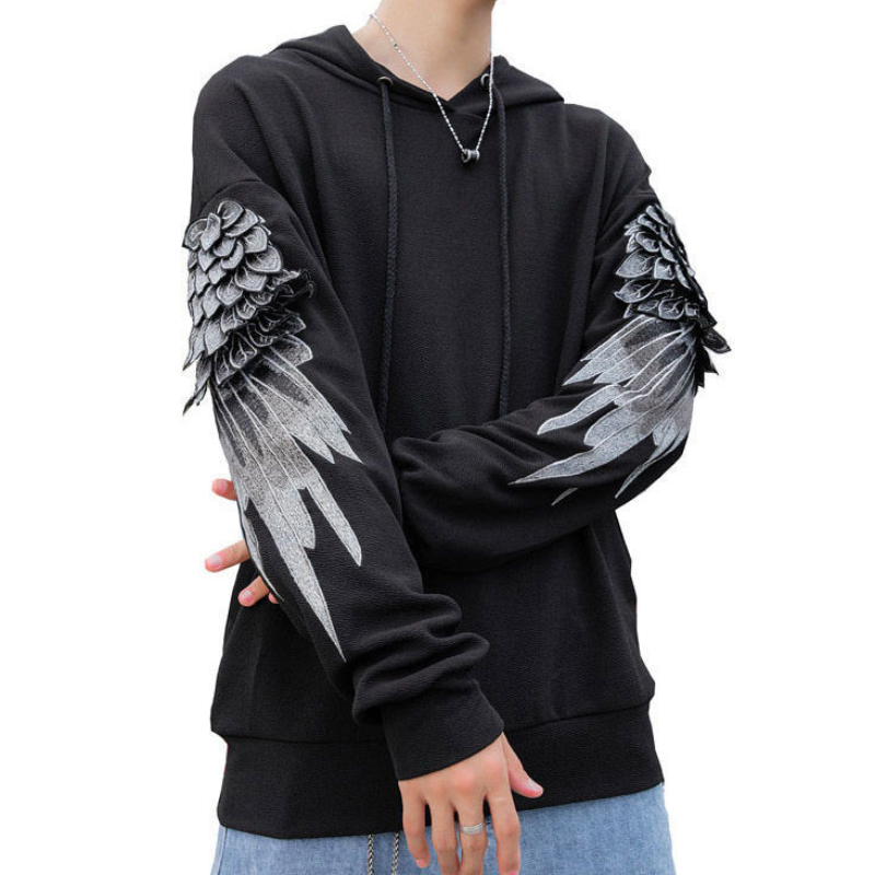Streetwear Brand Hoodies - Moletom para homens com capuz bordado