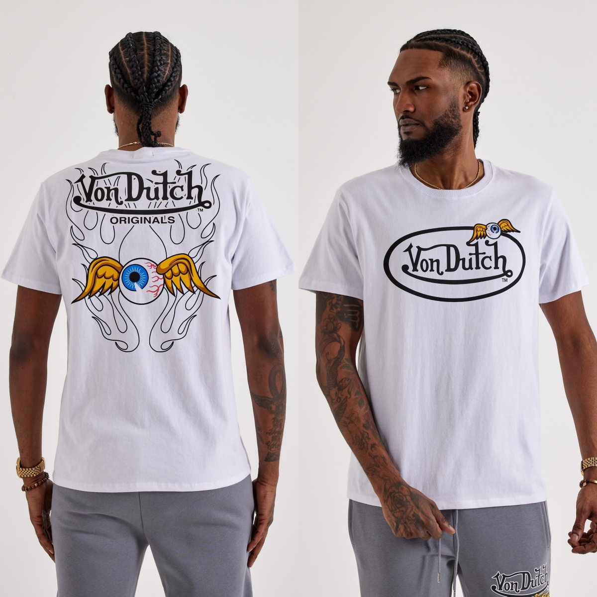Streetwear Brand With Eye Logo - Camiseta com Logo Flying Eye da