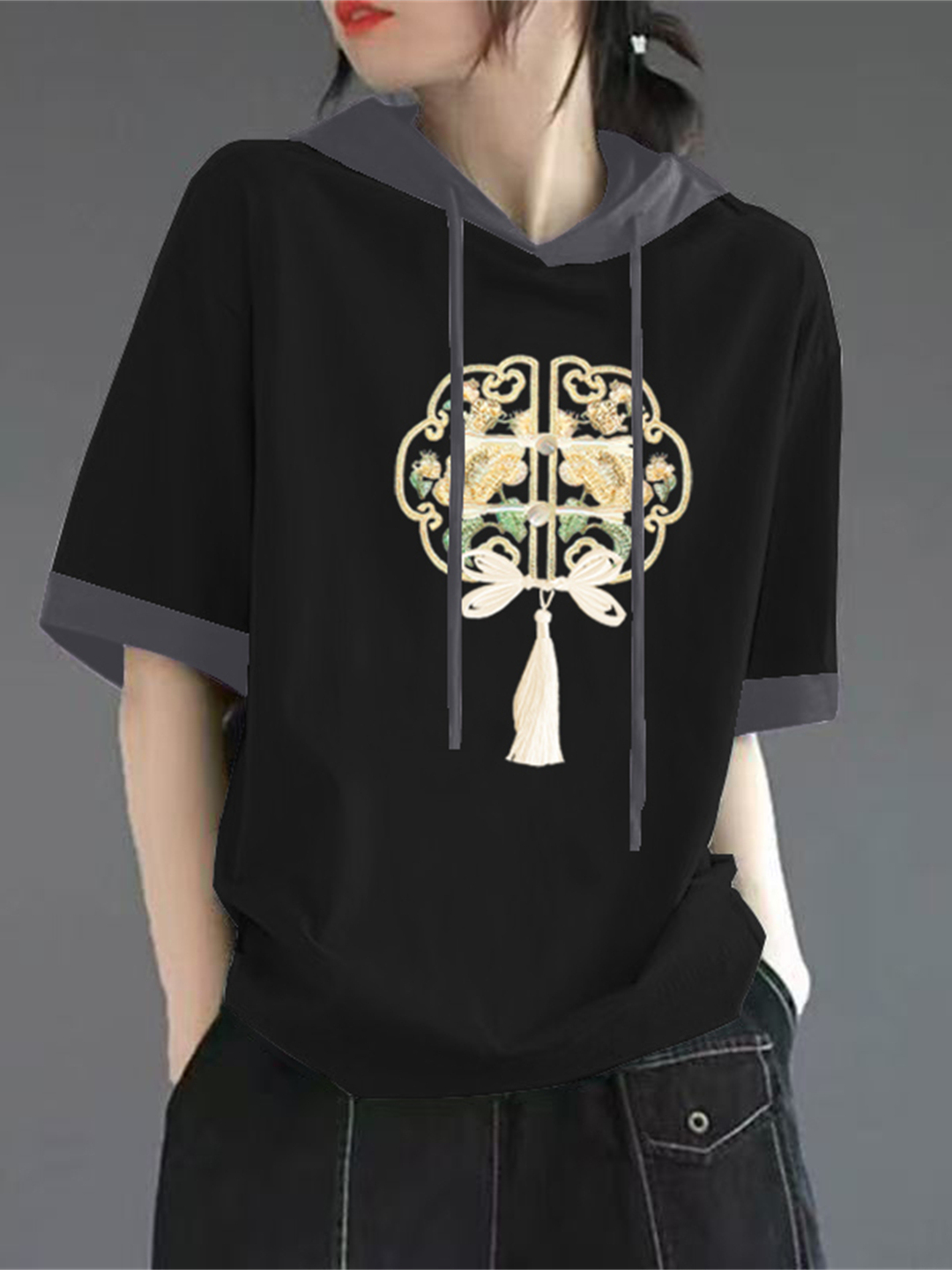 Camiseta de Algodão Puro Verme - Streetwear Brand Hoodies avaliação e preço