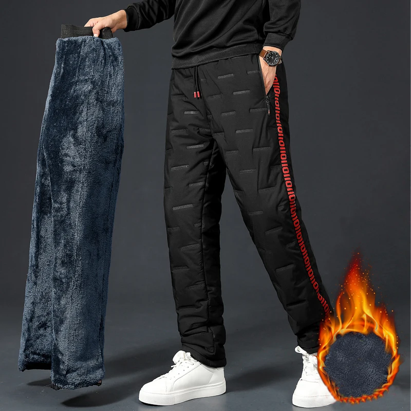 Inverno lambswool para baixo c - Streetwear Brand Joggers avaliação e preço