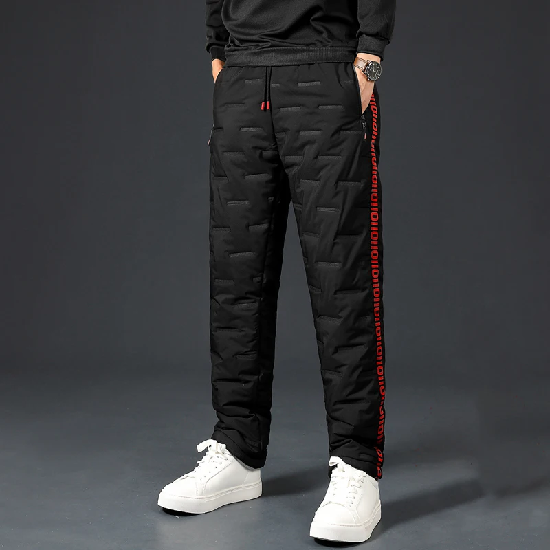 Inverno lambswool para baixo c - Streetwear Brand Joggers avaliação e preço