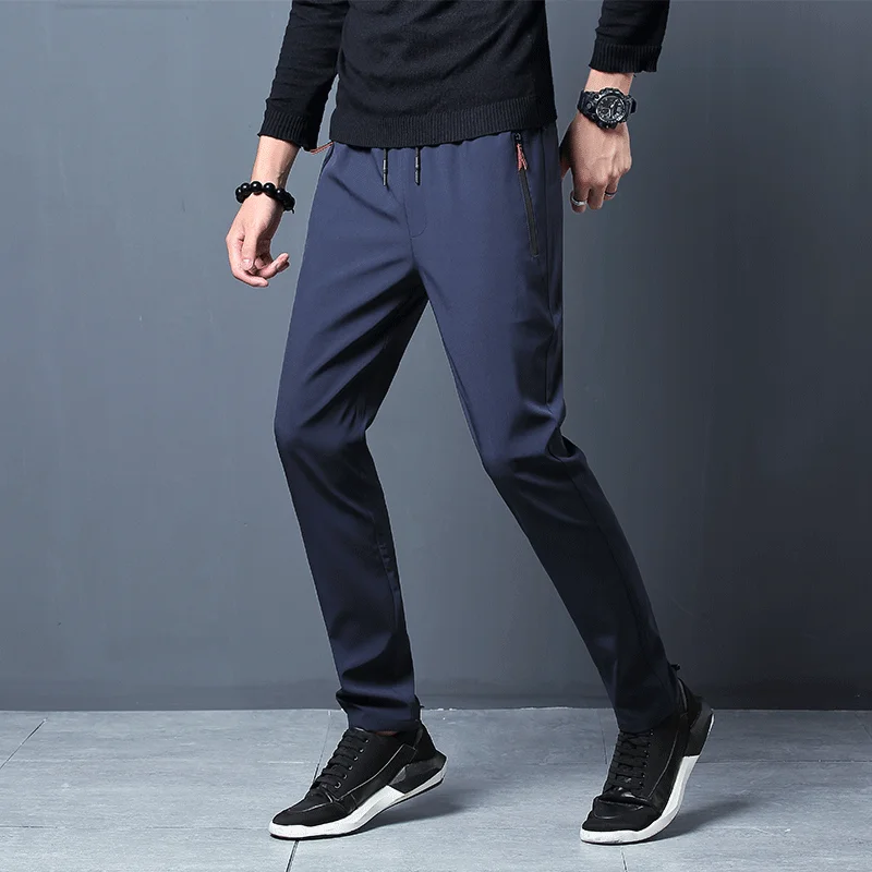Calças casuais masculinas esti - Streetwear Brand Joggers avaliação e preço
