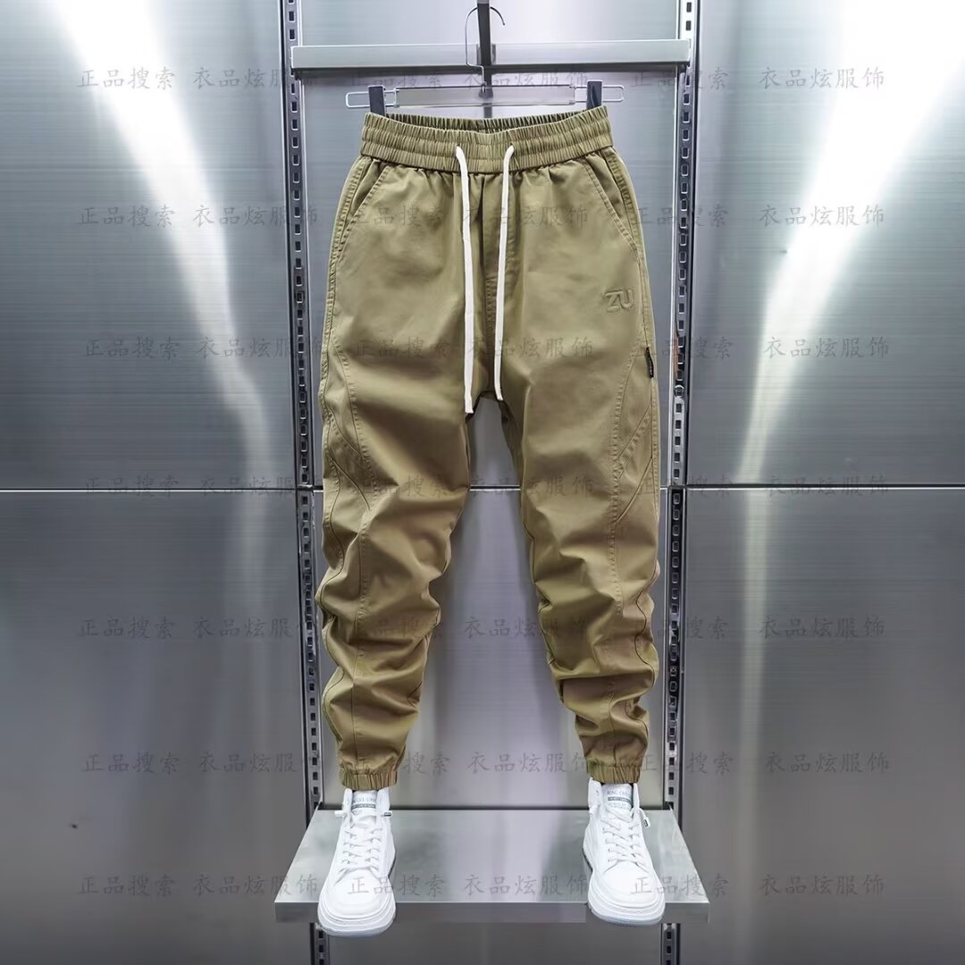 Homem jogger sweatpants aperta - Streetwear Brand Joggers avaliação e preço