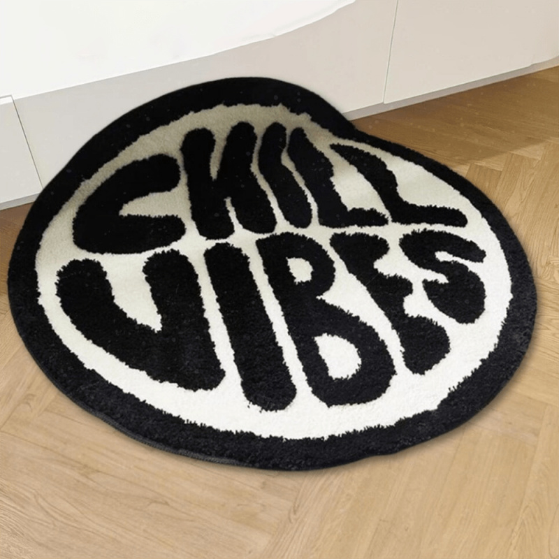 Tapete Redondo VIKAMA American - Streetwear Brand Home Decor avaliação e preço