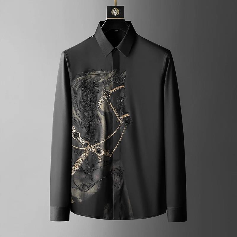 Marca de luxo camisa masculina - Streetwear Uomo Brand avaliação e preço