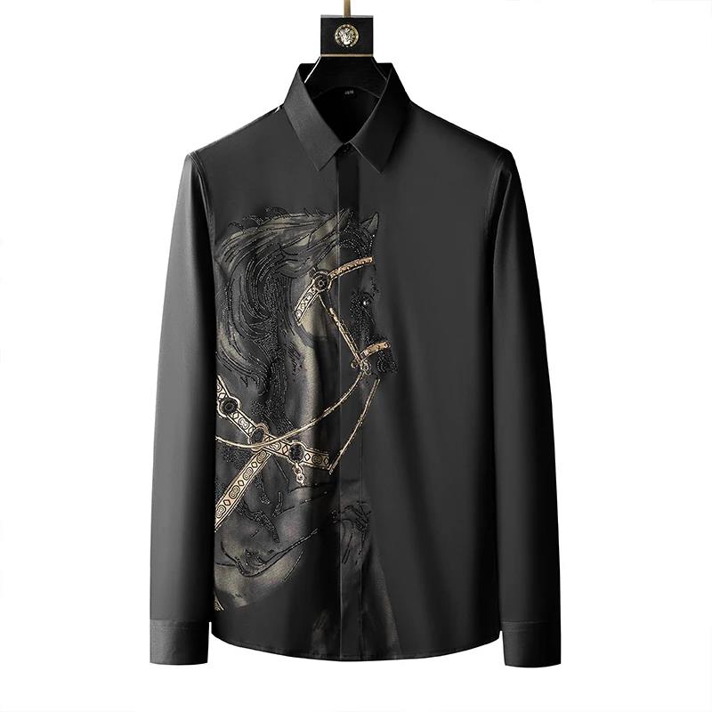 Marca de luxo camisa masculina - Streetwear Uomo Brand avaliação e preço