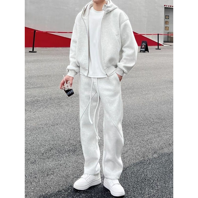 Conjunto de Roupas Esportivas  - Streetwear Brand Hoodies avaliação e preço