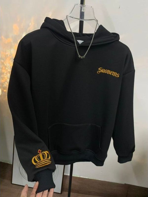 Moletom Retro Americano Bordad - Streetwear Brand Hoodies avaliação e preço