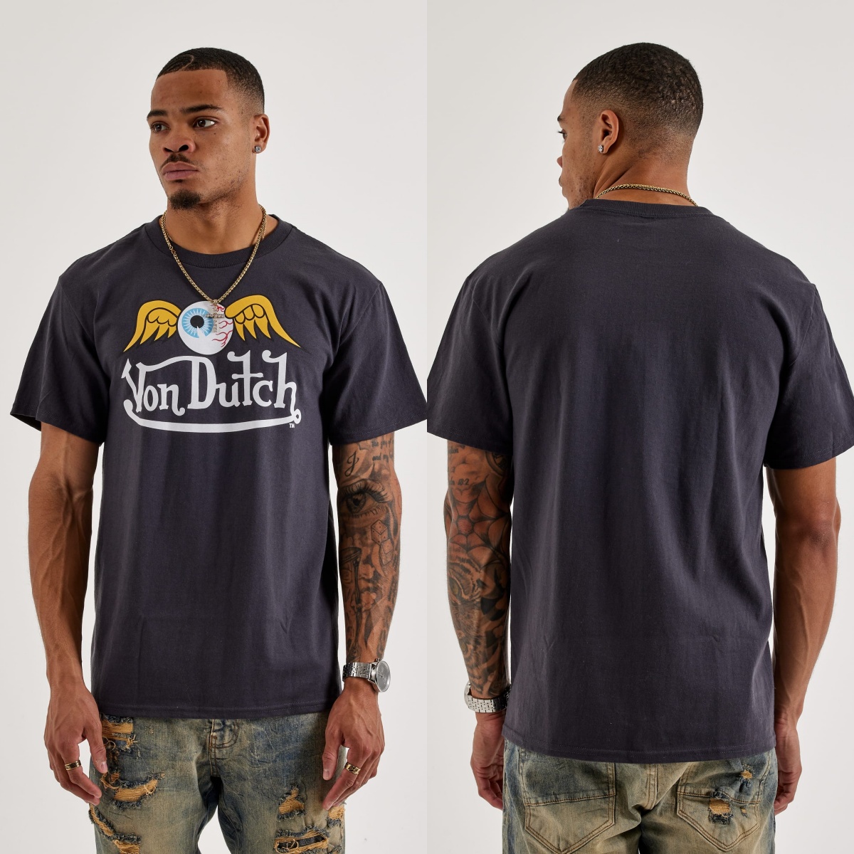 Camiseta com Logo Flying Eye d - Streetwear Brand With Eye Logo avaliação e preço